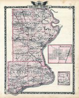 Gallatin and Hardin Counties, Harrisburg, Elizabethtown, Illinois State Atlas 1876